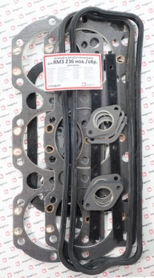 Прокладка двигателя ЯМЗ-236НЕ,БЕ полный комплект ЕВРО СТАНДАРТ КВАДРАТИС KVP-236-1000001-02-02 KVADRATIS