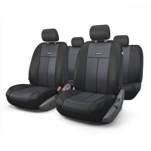 Авточехлы универсальные полиэстер/сетка (AIRBAG) черные (9 предм.) AUTOPROFI TT902MBKBK AUTOPROFI