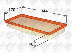 Фильтр воздушный VOLVO S40/V40/MITSUBISHI CARISMA 1.6-2.0 A1065 A1065 SAKURA