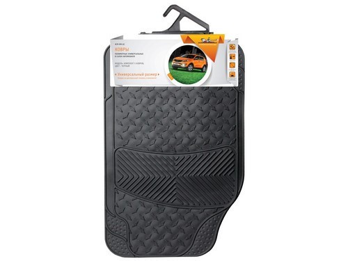 Коврик салона универсальный ПВХ черный (4 предмета) AIRLINE ACM-RM-02 AIRLINE