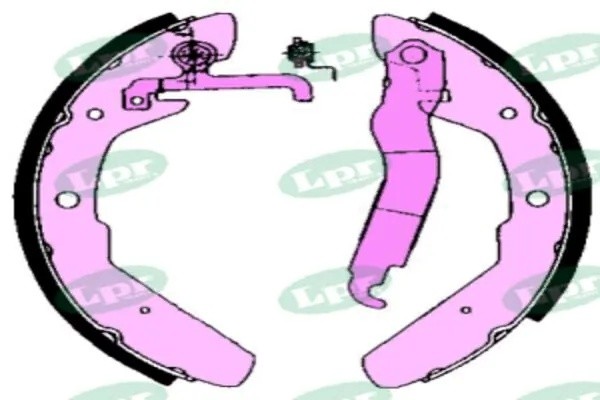 Комплект тормозных колодок 03970 03970 LPR