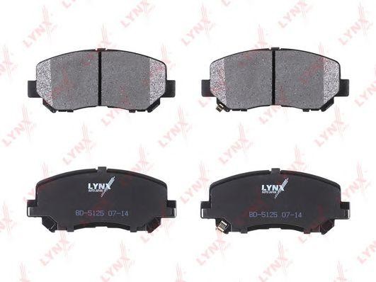Колодки тормозные дисковые передние BD-5125 LYNXAUTO