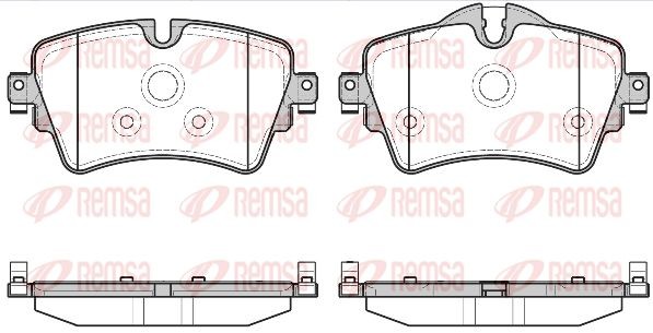 1599 08 колодки дисковые передние!\ BMW 2 F45/F43, MINI 13> 1599.08 REMSA