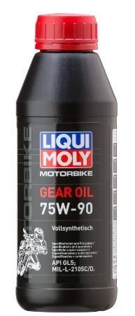 Масло трансмиссионное синтетическое для мотоц Motorbike Gear Oil 75W-90 GL-5 0.5 1516 LIQUI MOLY