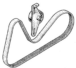 Комплект приводного ремня RENAULT: CLIO 1.4/1.6 98-, LAGUNA 1.4/1.6 97-, MEG 117 117201773R RENAULT