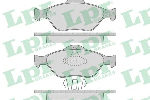 Комплект тормозных колодок 05P949 05P949 LPR