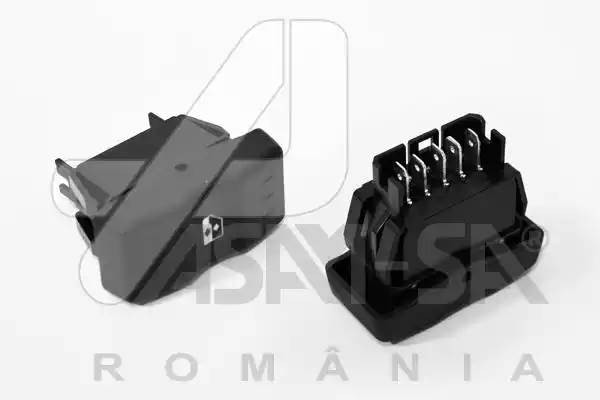 Выключатель кнопка RENAULT Logan (04-) стеклоподъемника переднего ASAM 30990 ASAM