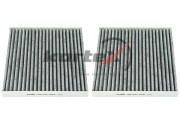 Фильтр салонный BMW X3 F25 (к-т 2шт)(угольный) KC0179S KC-0179-S KORTEX