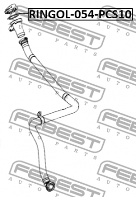Кольцо уплотнительное масляной горловины MERCEDES BENZ 03-14 (компл-10шт) RINGOL RINGOL-054-PCS10 FEBEST