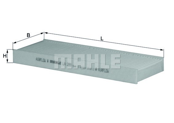 NISSAN  PATHFINDER (R51M) 2004> НЕ УГОЛЬНЫЙ LA289 MAHLE KNECHT