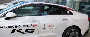 Дефлектор двери KIA K5 (20-) комплект 4шт. COBRA TUNING K16220 COBRA TUNING
