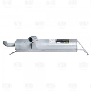 Глушитель Nissan Qashqai (06-) 2.0i осн. (алюм. сталь) (EMM 0206) EMM 0206 TRIALLI