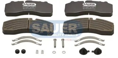 Колодки тормозные 29061/29179 Knor 22,5) SN/SB7 с установочным комплектом S0572905900 SAUER