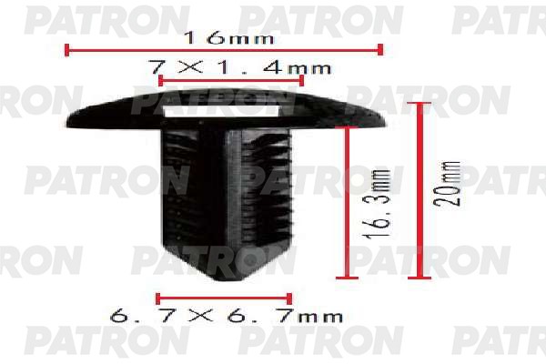 TOYOTA HIGHLANDER II (2007-2013) P371903 PATRON