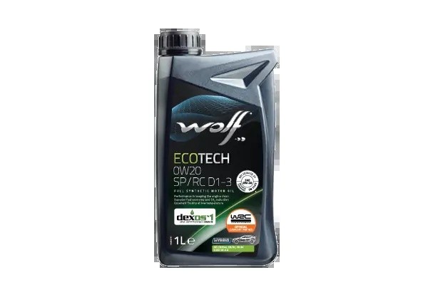 WOLF ECOTECH 0W20 SP/RC D1-3 1L FIAT 9.55535-GSX FORD WSS-M2C962-A GM dexos1™ Ge 1049889 WOLF