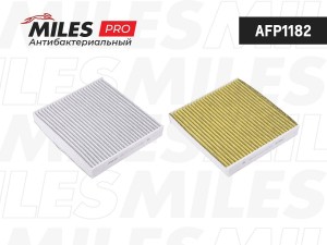 Фильтр салона антибактериальный (серия PRO) HONDA ACCORD 03-/CIVIC 06-/CR-V 07-  AFP1182 MILES