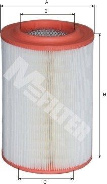фильтр воздушный!\ VW T4 1.8-1.9D/TD 90> A266 MFILTER AUTOMOTIVE FILTERS