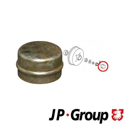 Предохранительная крышка, ступица колеса 1151450200 11 514 502 00 JP GROUP
