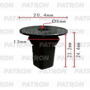 AVENSIS I (1997-2003) крепеж локера P370349 PATRON