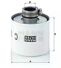 Фильтр воздушный компрессора/бака топливного Volvo C 9004 MANN FILTER