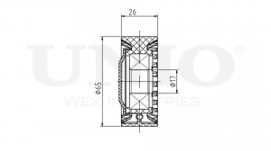 Ролик натяжной приводного ремня TNS-10053 UNIO