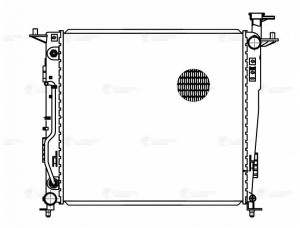 Радиатор охл. для а/м Kia Sorento III (14-) LRC 08129 LUZAR