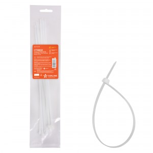 Хомут нейлоновый AIRLINE 3.6 х 300 мм белый 10 шт. ACT-N-09 AIRLINE