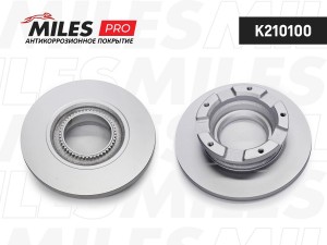 Диск тормозной (серия PRO с антикоррозионным покрытием) FORD TRANSIT 2.2-2.4 TDC K210100 MILES