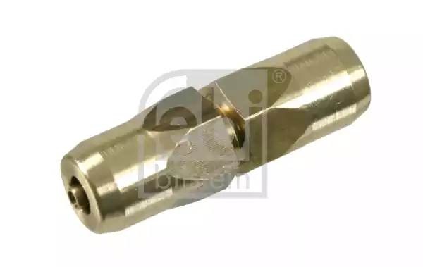 соединитель прямой для трубок D6x1-D6x1 !(латунь) L35.6 неразъемн. \ 06255 FEBI BILSTEIN