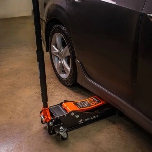 Домкрат подкатной 2.5т INDUSTRY двухпоршневой низкопрофильный (MIN - 78мм, MAX - AJ25FI500 AIRLINE