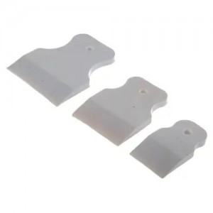 Набор шпателей 40-60-80мм резина белая 3 предмета FIT 06867 FIT