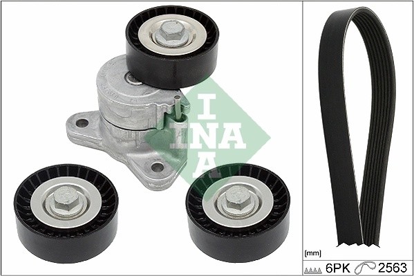 Комплект приводного ремня MITSUBISHI OUTLANDER II 2.0/2.4 529019110 529019110 INA