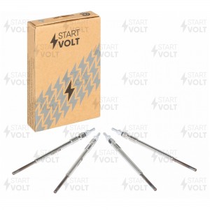 Комплект свечей накаливания (4шт) для автомобилей FIAT Ducato (Sollers-RUS) (99- GLSP 512 START VOLT