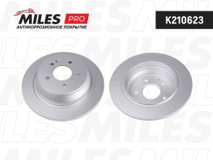 Диск тормозной (серия PRO с антикоррозионным покрытием) MERCEDES VIANO/VITO W639 K210623 MILES