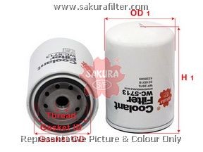 Фильтр системы охлаждения  DONALDSON WC5713 WC5713 SAKURA