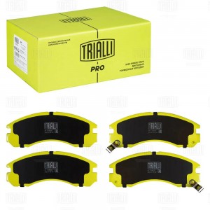 Колодки тормозные дисковые передние керамические PRO PF1105CR TRIALLI