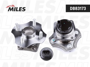 Ступица колеса задняя с подшипником TOYOTA COROLLA IX-X E120/150/PRIUS 00-07 (SK DB83173 MILES
