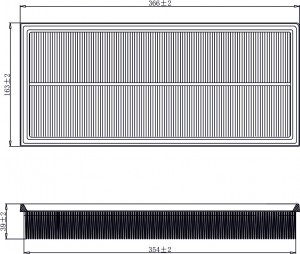 Фильтр для а/м LiXiang L7 (23-)/L8 (22-)/L9 (22-) 1.5hyb (возд.) (TR55783) TR55783 CARVILLE RACING