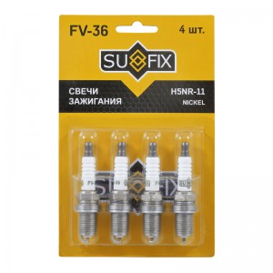 Свеча зажигания H5NR-11 CHEVROLET Rezzo 1.6 05, HYUNDAI Elantra(XD) 2.0 03-06 /  FV-36 SUFIX