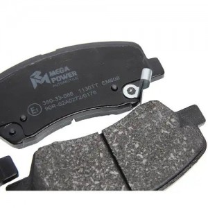 Колодки тормозные HYUNDAI Solaris (11-) KIA Rio (11-) передние (4шт.) MEGAPOWER 350-33-086 MEGA POWER