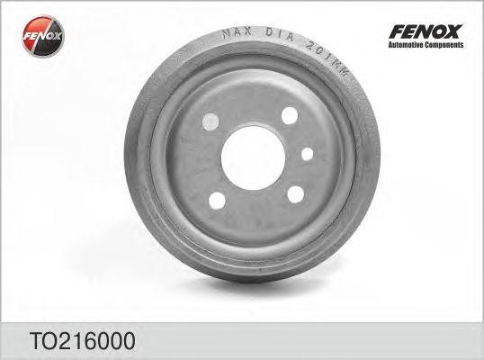 Барабан тормозной задний TO216000 FENOX