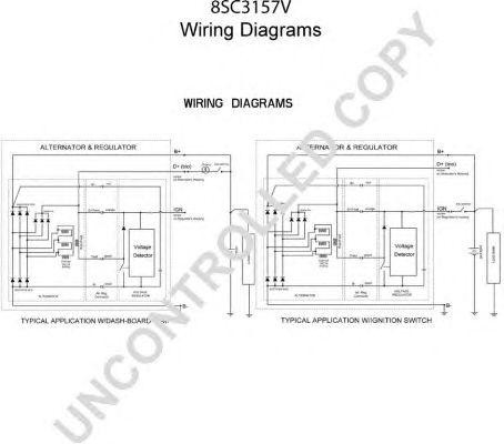Генератор 28В, 175А 8SC3157V Prestolite (8SC3009ZA, 3629351, 3001117, 281004012) 8SC3157V PRESTOLITE ELECTRIC