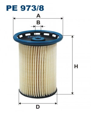 Фильтр топливный VW Touareg (10-) FILTRON PE9738 FILTRON
