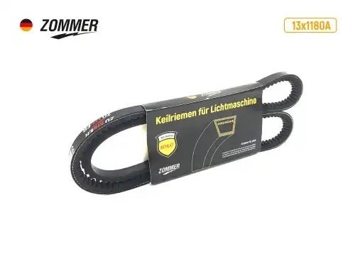 Ремень 1180 (AVX13) привода насоса ПАЗ усил. 13X1180A ZOMMER