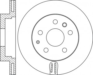 Диск тормозной VW Touareg (08-09) AUDI Q7 PORSCHE Cayenne (08-) задний (1шт.) NI RN1738 NIBK