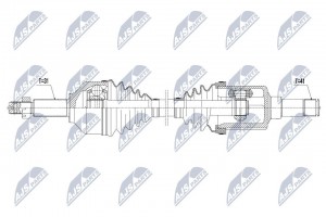 привод левый! 6МТ, 755mm\ Ford Transit 2.2TDCI 08> NPWFR075 NTY