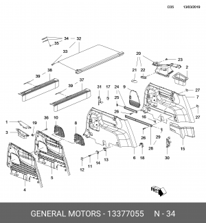 13377055 Ротор генератора 13377055 GENERAL MOTORS