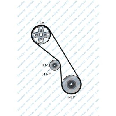 ремень ГРМ! 105x254H\ Toyota Land Cruiser 4.2D/TD 95> 94831 DAYCO