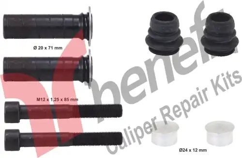 Ремкомплект суппорта MERITOR (направляющие,болты,пыльники,крышки,смазка) BENEFIT 7510 BENEFITAUTO
