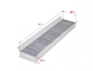 Фильтр салонный угольный  FORD MONDEO 3,0 2004 - 2007  FORD MONDEO 2,2 2004 - 20 CAC-19240 SAKURA